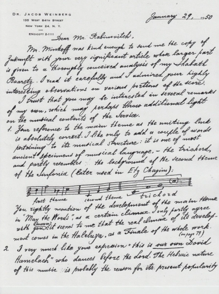 Israel Rabinovitch – Chief Editor of the Keneder Adler