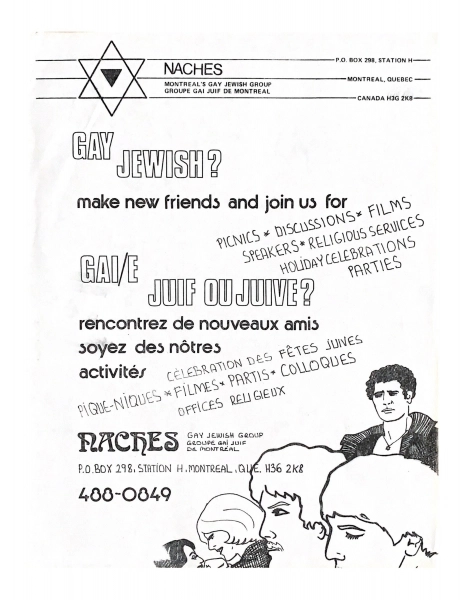 Naches- Organisation des juifs gais et lesbiennes de Montréal